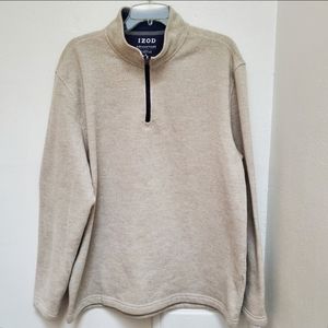 IZOD Sweater Quarter Zip Pullover Size XL